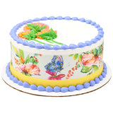 Watercolor Floral PhotoCake® Edible Image® Strips EIC25473
