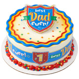 #1 Best Dad Ever! PhotoCake® Edible Image® Strips EIC25501