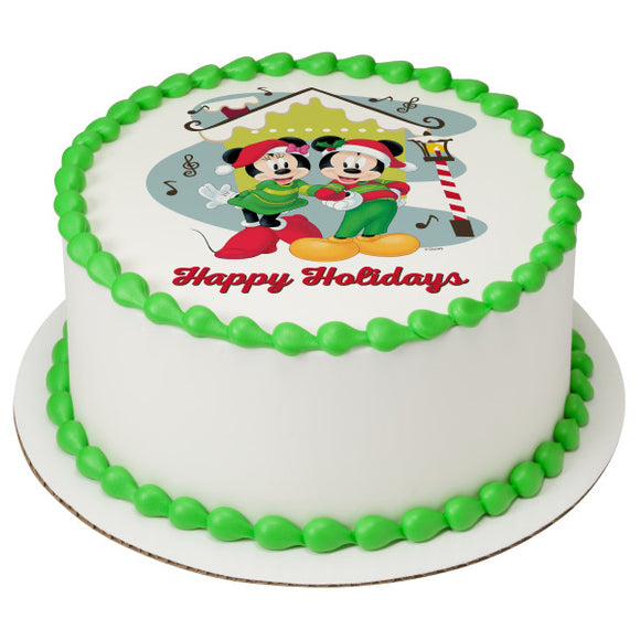 Mickey Mouse and Minnie Mouse Happy Holidays - EIC26219