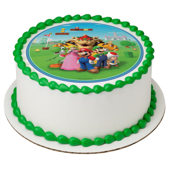 Nintendo Super Mario™ PhotoCake® Edible Image® EIC27002