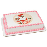 Merry Christmas Jolly PhotoCake® Edible Image® EIC27391