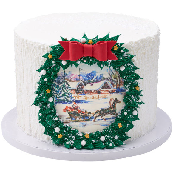 Sleigh Bells Ringing PhotoCake® Edible Image® EIC27403