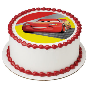 Disney and Pixar Cars Lightning McQueen PhotoCake® Edible Image® EIC27734