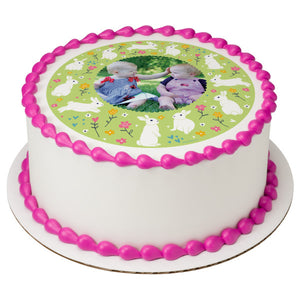 Nostalgic Easter Bunny PhotoCake® Edible Image® Frame EIC27769
