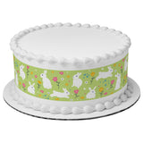 Nostalgic Easter Bunny Green PhotoCake® Edible Image® Strips EIC27770