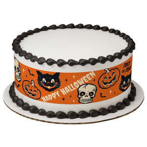Frightful Halloween PhotoCake® Edible Image® Strips EIC28083