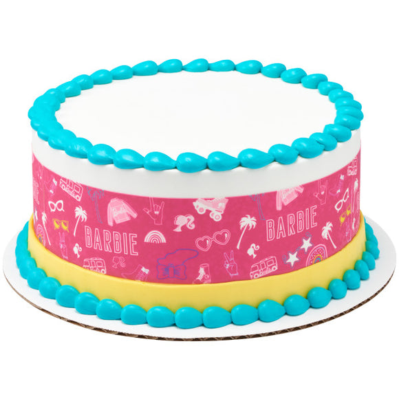 Barbie™ Malibu Style PhotoCake® Edible Image® Strips EIC28124