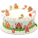 Gingerbread Village PhotoCake® Edible Image® Strips - EIC28253
