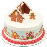 Gingerbread Village PhotoCake® Edible Image® Strips - EIC28253