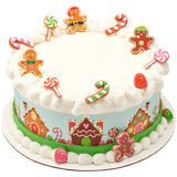 Gingerbread Village PhotoCake® Edible Image® Strips - EIC28253