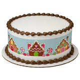 Gingerbread Village PhotoCake® Edible Image® Strips - EIC28253