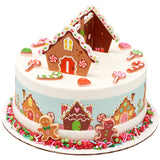Gingerbread Village PhotoCake® Edible Image® Strips - EIC28253