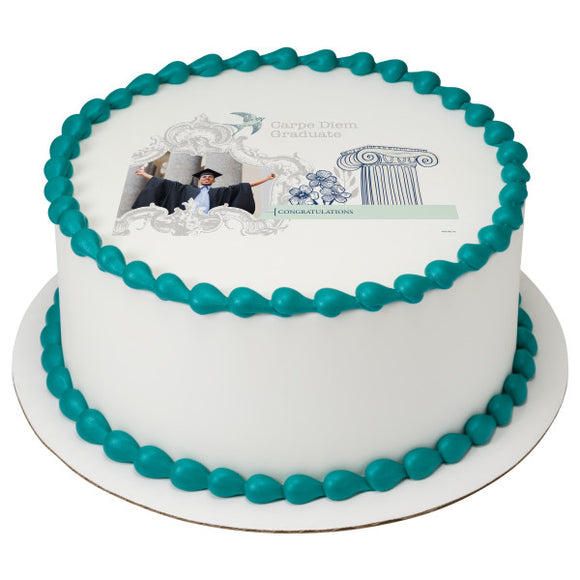 Carpe Diem Graduate PhotoCake® Edible Image® Frame- EIC28550
