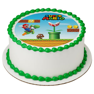 Super Mario™ Mushroom Kingdom PhotoCake® Edible Image® EIC43686