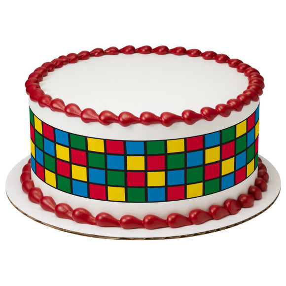 Robot Blocks PhotoCake® Edible Image® Strips EIC472
