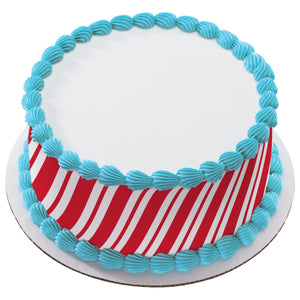 Candy Cane Stripes PhotoCake® Edible Image® Strips EIC526