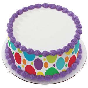 Celebrate Dots PhotoCake® Edible Image® Strips EIC579