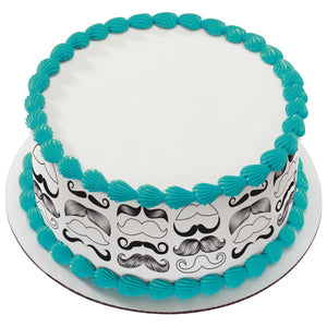 Mustache PhotoCake® Edible Image® Strips EIC601