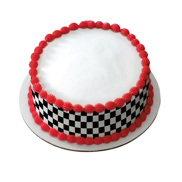 Classic Checks PhotoCake® Edible Image® Strips EIC602