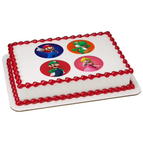 Super Mario™ Power Play PhotoCake® Edible Image® EIC7542 Nintendo