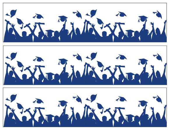 Hats Off Silhouette Strips BLUE EIO485
