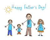 Father's Day - Personalized with Your Child's Drawing (For Round or Rectangle Cake)