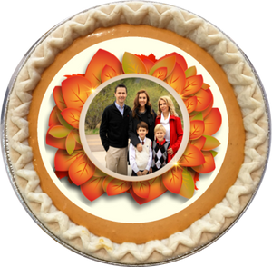 Sparkling Orange Leaves Wreath EIO40003