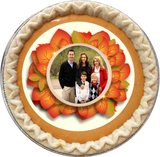 Sparkling Orange Leaves Wreath EIO40003